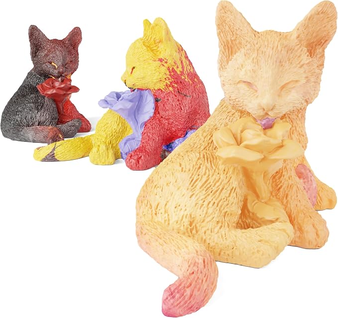 Rose Cat Candle Animal Resin Casting Soap Making Molds Silicone - Image 6