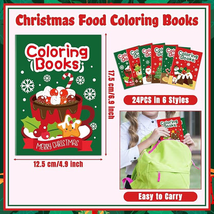 JAPBOR Christmas Food Coloring Books - Image 2