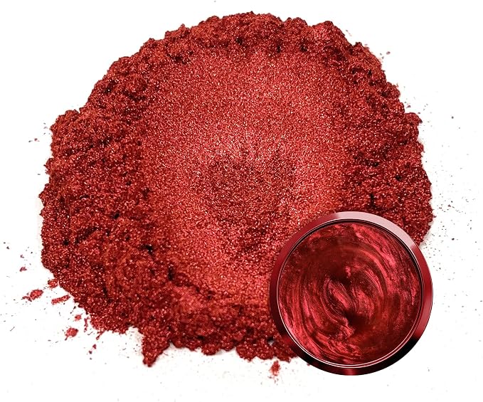 Eye Candy Pigments Premium True Red Mica Powder - Image 6