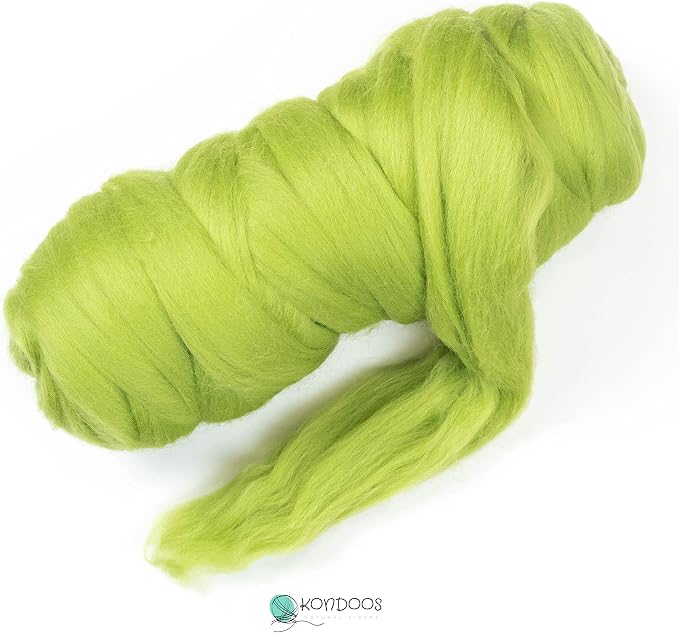 Kondoos Colored Natural Wool roving, 1 lb. Best Wool - Image 2