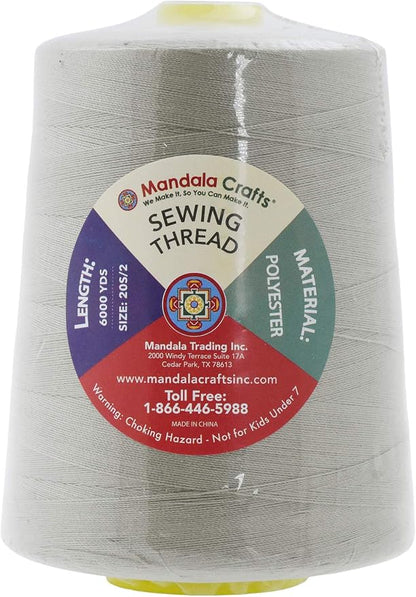 Mandala Crafts 4 Pack of Serger Threads Cones Spools - Image 3