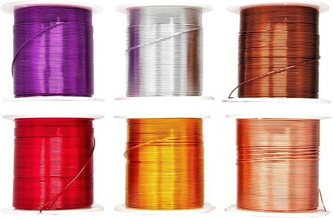 Mandala Crafts 22 Gauge Anodized Aluminum Craft Wire by MandalaCrafts