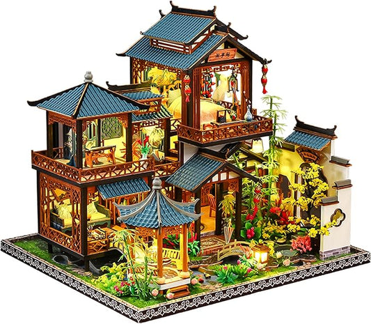 Spilay DIY Miniature Dollhouse Kit, DIY Dollhouse Kit by SpilayDIYDollhouseMiniature