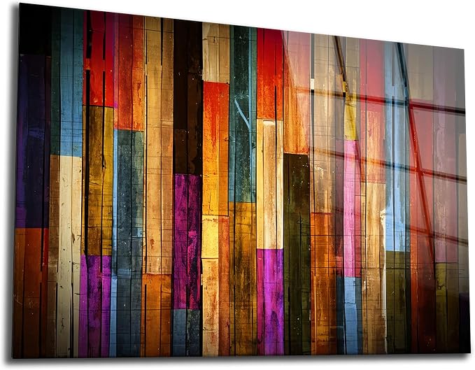 SpiritualHands Painted Wood Glass Printing Wall Art, Glass Wall Art, Home - Image 5