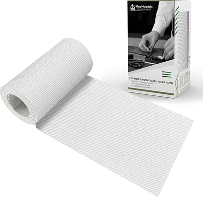 KING MOUNTAIN 100% Cotton Fabric Iron-on Repair Patch, Inside&Outside Clothes by ForABetterHomeLife