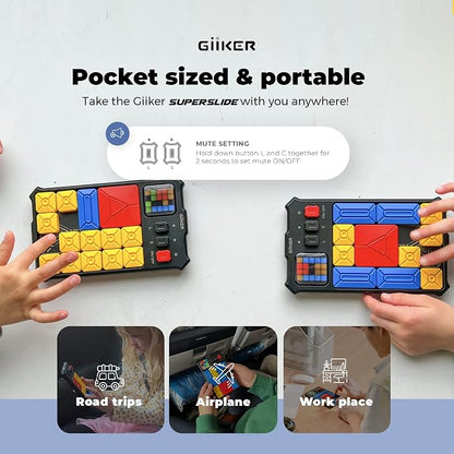 GiiKER Super Slide Puzzle Games, Original 500+ Challenges Brain Teaser Puzzle - Image 2