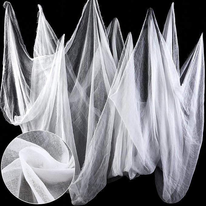 Boao Halloween Cheese Cloth 85 x 197 Inch White Cheesecloth Roll by Boao