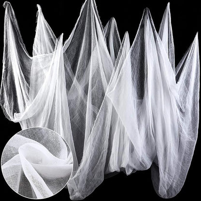 Boao Halloween Cheese Cloth 85 x 197 Inch White Cheesecloth Roll by Boao