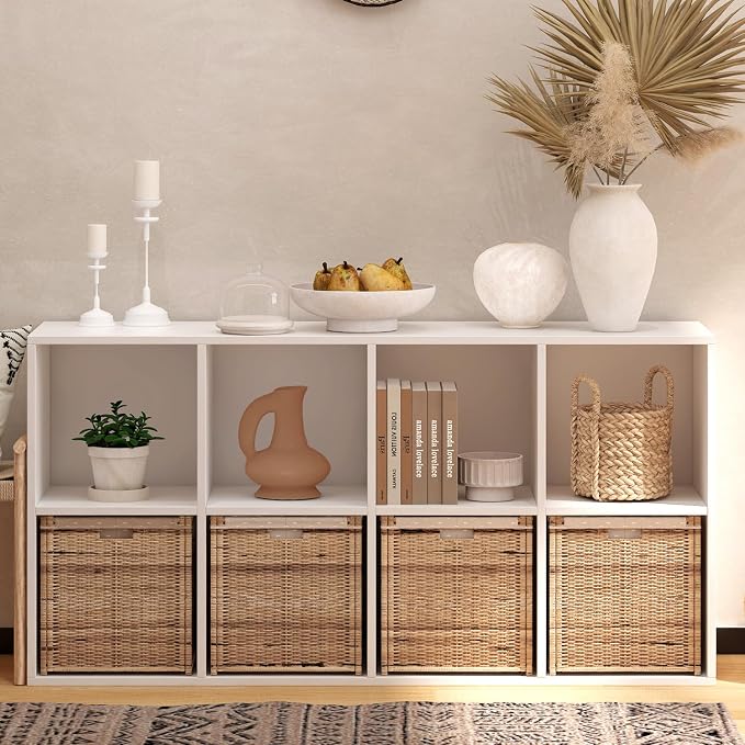 Wooden 8 Cube Storage Organizer by NewBeth