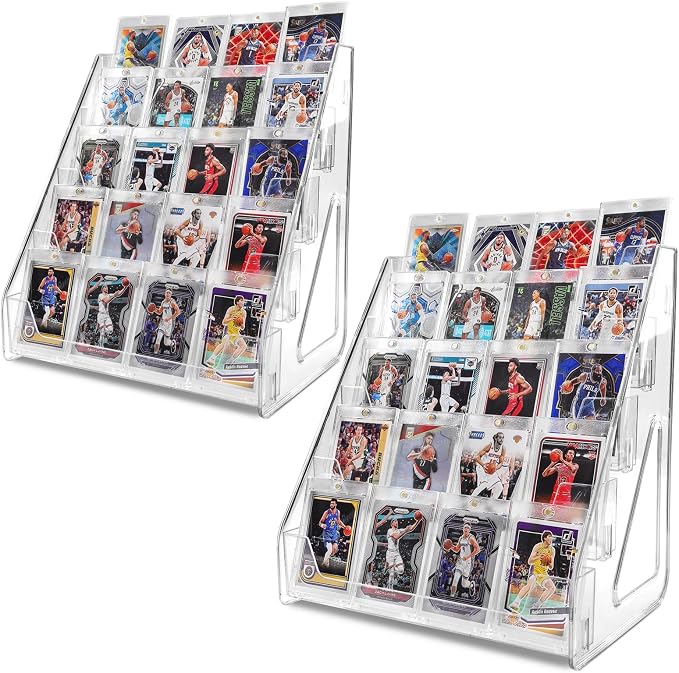 Trading Card Display Stand, Vertical Holder by TrendTrust
