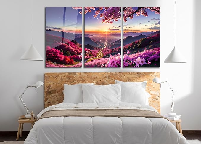 SpiritualHands Scenery Tempered Glass Wall Art Painting - Image 2