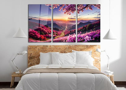 SpiritualHands Scenery Tempered Glass Wall Art Painting - Image 2