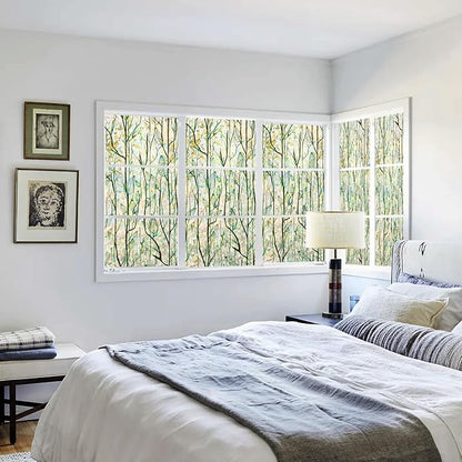 Finnez Window Privacy Film Window Film 3D No Glue Glass Sticker - Image 3