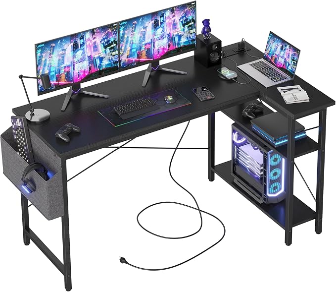 TIQLAB L Shaped Computer Desk by TIQLAB