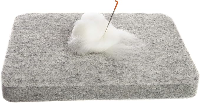 Made in USA, Needle Felting Pad, 100% Natural Wool, - Image 2