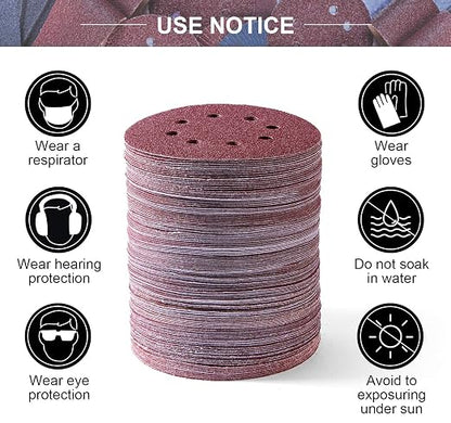 S SATC 150 PCS Sanding Disc 60 80 100 120 150 180 240 320 400 600 Grit Sanding - Image 5