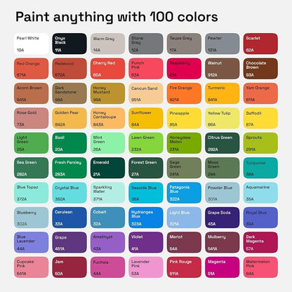 ARTISTRO Watercolor Paint Set, 100 Vivid Colors in Portable Box, Palette set - Image 3