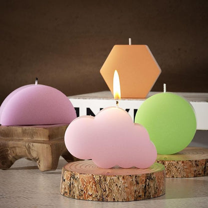 6 Pack Candle Molds for Candle Making, Moldes para Velas, Geometric Figure - Image 4