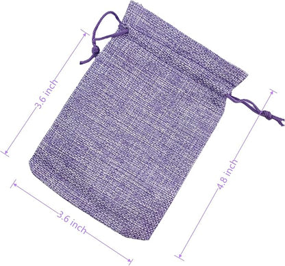 Palmhomee Pack Of 25 Burlap Gift Bags - Image 3