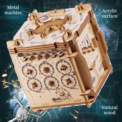 iDventure Cluebox Cambridge Labyrinth – Wooden 3D Puzzle Box – Escape Room - Image 4