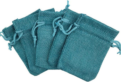 Palmhomee Pack of 25 Burlap Gift Bags - Image 2