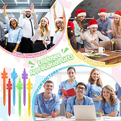 Eaasty 24 Pcs Employee Appreciation Gifts Bulk Inspirational Puzzle Pens Thank - Image 7
