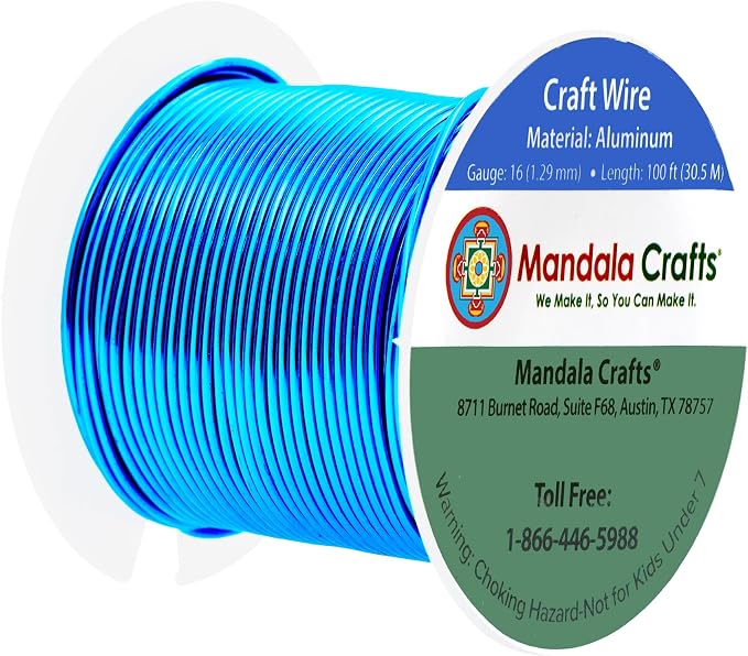 Mandala Crafts 16 Gauge Anodized Aluminum Craft Wire - Image 2