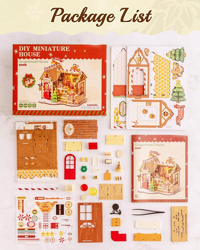 ROBOTIME DIY Miniature House Kit, Tiny House Book Nook - Image 9