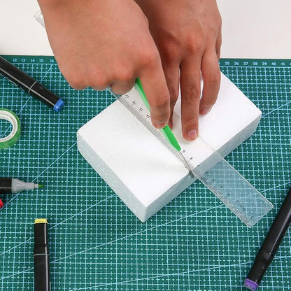 Crafare 8 Pack Craft Foam Blocks 6X4X2in Polystyrene Brick Rectangle - Image 3