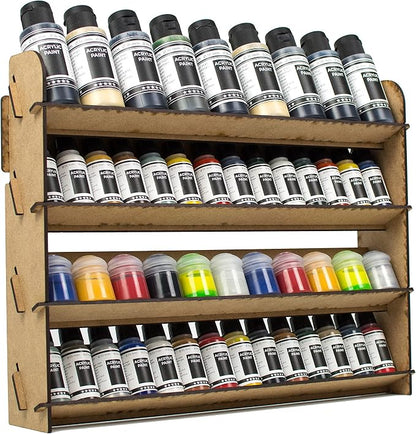 Paint Rack for Model Paints. Hobby Craft Citadel Vallejo Tamiya Army Wall Paint by PROSCALE