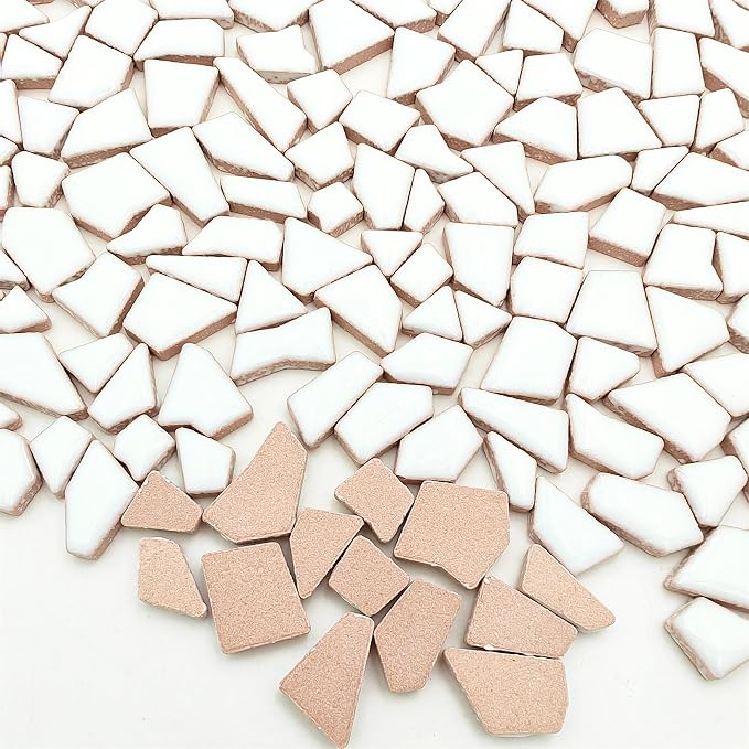 1.1LB Irregular Ceramics Mosaic Tiles, Mosaic Pieces Stones - Image 9