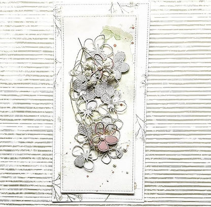Lapoo Metal Cutting Die for Scrapbooking, 3D Backgrounds Frame New Cutting Dies - Image 4