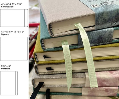tumuarta Watercolor Sketchbook, 140 LB, 300 GSM, 100% Cotton Paper, Cold Press - Image 4