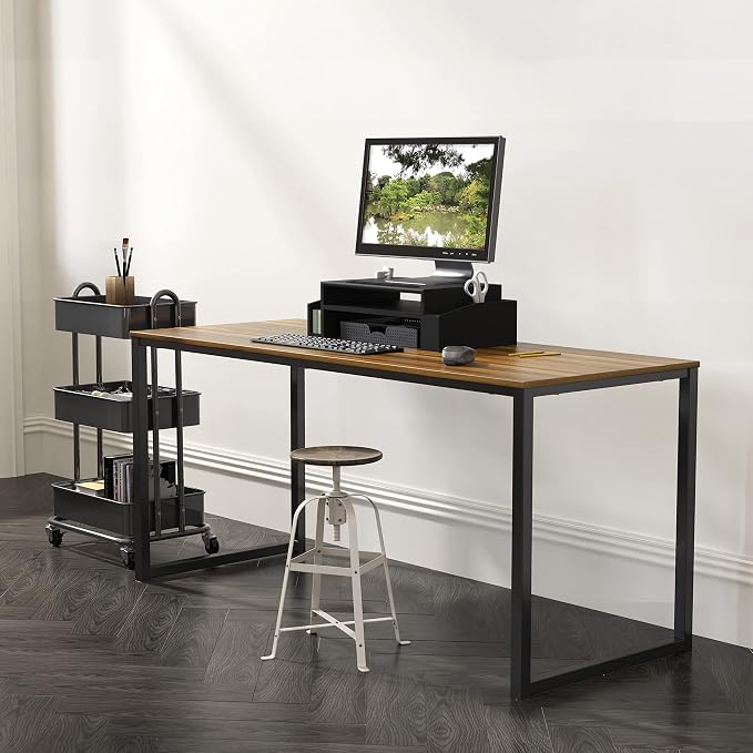SHW Mission 48-Inch Home Office Computer Desk - Image 2
