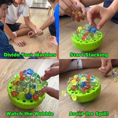 Funwares WobbleBall Marble Balance Game, 50 Marbles Included, Skill & Dexterity - Image 3
