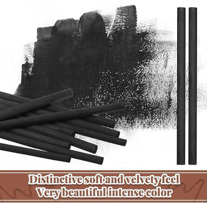 Gueevin 50 Pcs Willow Charcoal Sticks, Willow Charcoal, and Fine Art Christmas - Image 5