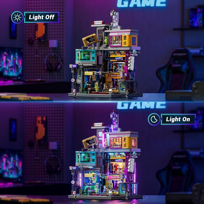Cyberpunk Game Stack Lighting-Building-Bricks Set - Image 2