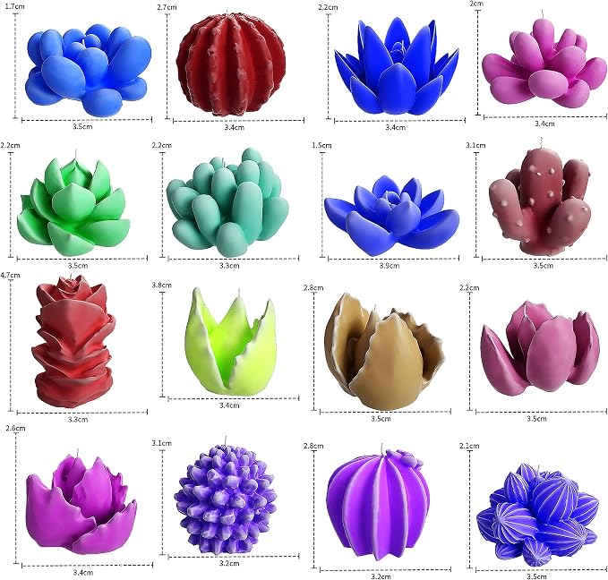 34-Piece Succulent & Resin Mold Set - Image 2