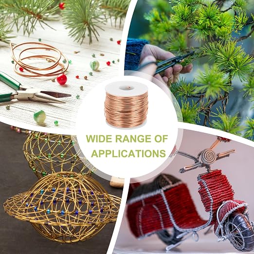 MECCANIXITY 15 Gauge Anodized Aluminum Craft Wire Bendable Bonsai Training Wire - Image 6