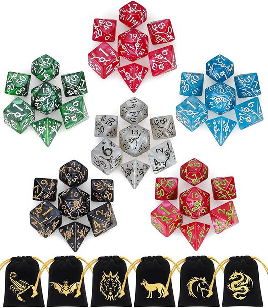 CiaraQ Polyhedral Dice Set by CiaraQ