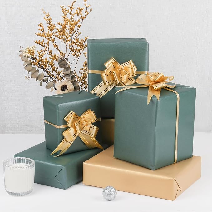 NESCCI Oversized Matte Wrapping Paper, Double Sided Solid Color Pearly-Lustre - Image 3
