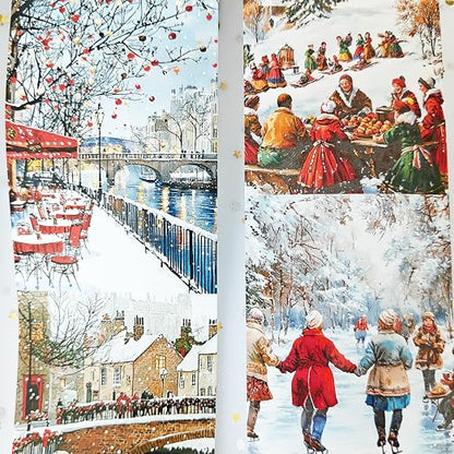 Washi Tape Set, 3 Rolls City Landscape Stickers - Image 4