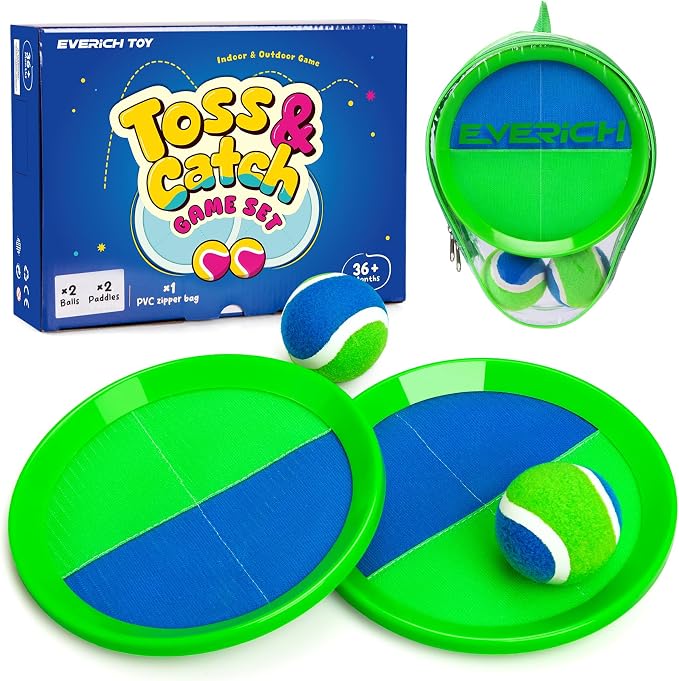 EVERICH Upgraded Toss and Catch Ball Game Set by EVERICHTOY