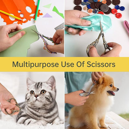 Small Embroidery Scissors with Cover -Cute and Comfortable handles with Sturdy - Image 4