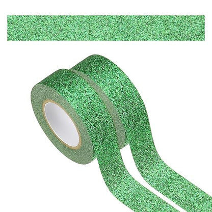 PATIKIL 2 Roll Glitter Paper Washi Tape, Washi Decorative Tape by PATIKIL