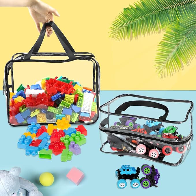6 Packs Widen X-Large Toy Storage Bags 12.6×9.25×6.9In - Image 4