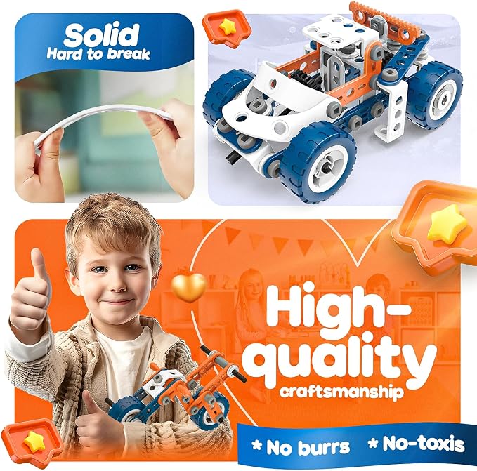 SMIESSKIDDO 12 in 1 STEM Toys - Image 6