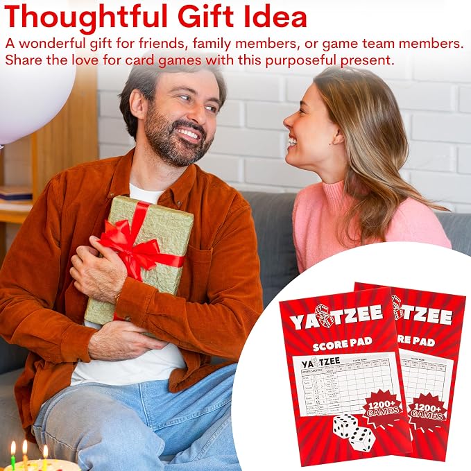Score Pads for Yahtzee with Tear Off Pages: 6X9, 100 Sturdy Score Sheets - Image 7
