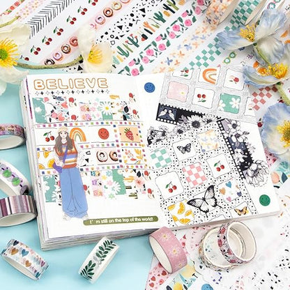 55 Rolls Holiday Washi Tape Set - Image 6
