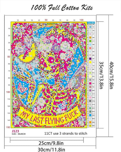 Skullhead Stamped Cross Stitch Kits - Image 6